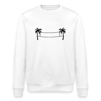 Beachvolleyball,volleyball,beach,netz,strand,sonne - Stanley/Stella Unisex Bio-Sweatshirt ROLLER - Weiß - Vorne - Nik (191cm)