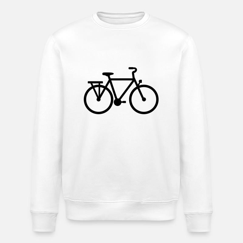 Bicyclette vélo - Sweat bio ROLLER Stanley/Stella Unisexe - blanc