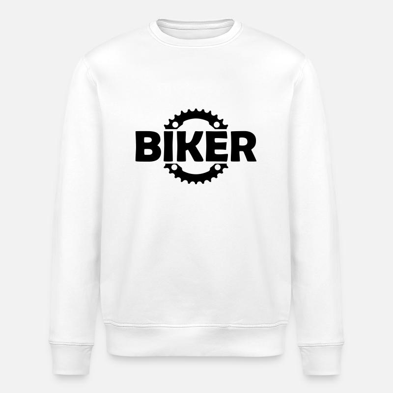 biker - Sweat bio ROLLER Stanley/Stella Unisexe - blanc