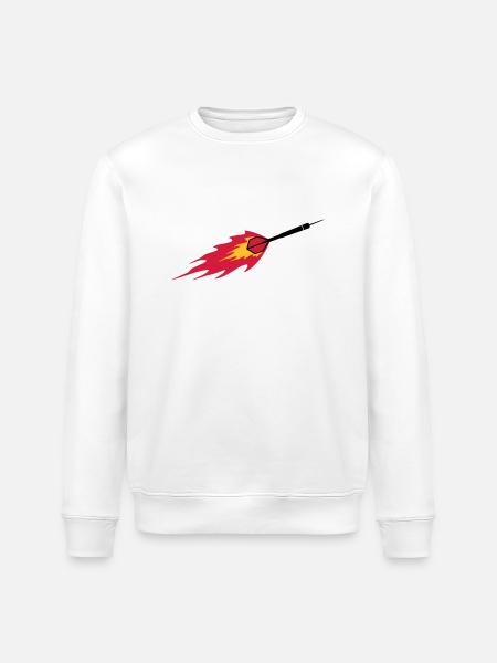 Dart Fire - Sweat bio ROLLER Stanley/Stella Unisexe - blanc