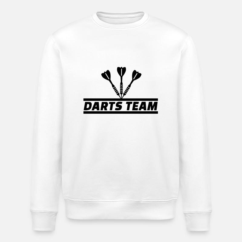 Darts Team - Stanley/Stella ROLLER Unisex Organic Sweatshirt - white