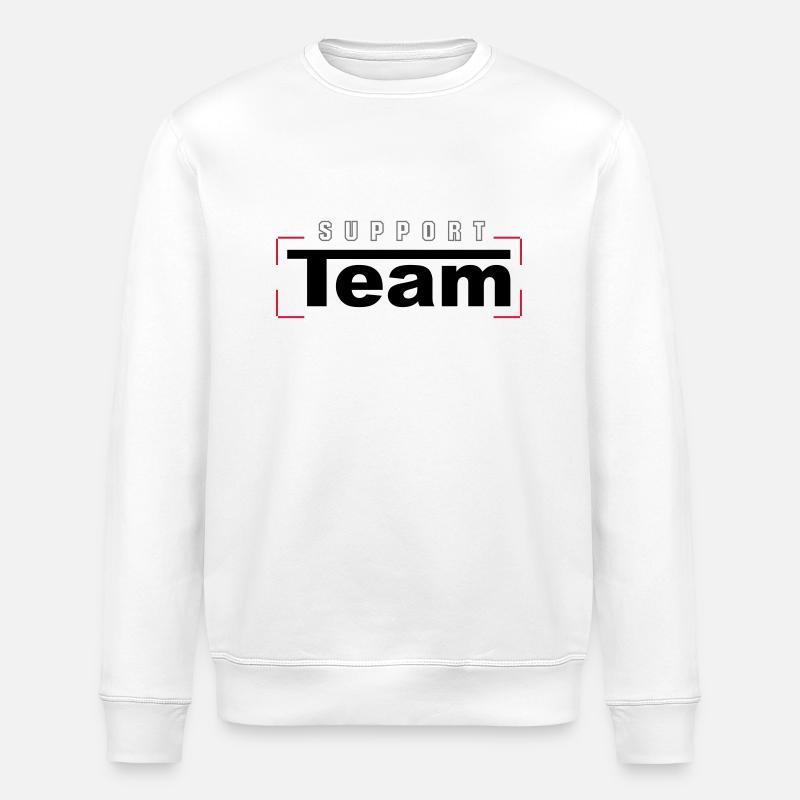 Support Team - Stanley/Stella Unisex Bio-Sweatshirt ROLLER - Weiß