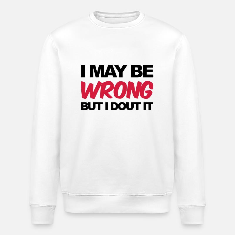 Funny - Sweat bio ROLLER Stanley/Stella Unisexe - blanc