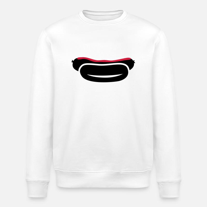 Saucisse - Sweat bio ROLLER Stanley/Stella Unisexe - blanc