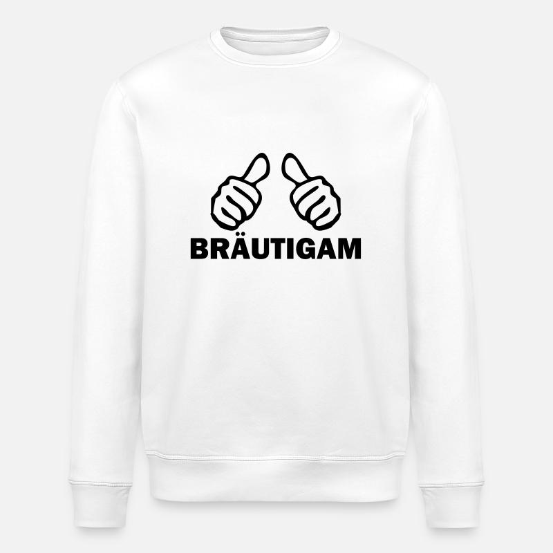 bräutigam - Stanley/Stella Unisex Bio-Sweatshirt ROLLER - Weiß