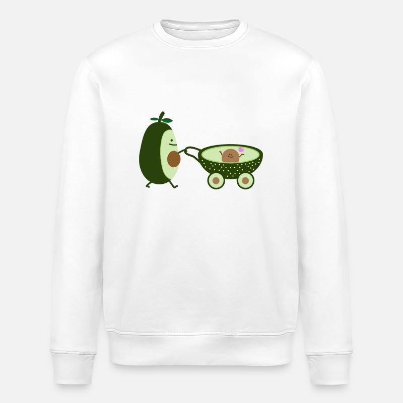 Avocat comme mère marchante (b) - Sweat bio ROLLER Stanley/Stella Unisexe - blanc