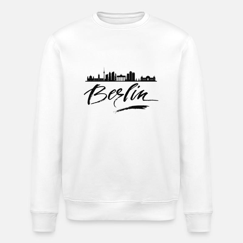 Berlin 4 - Sweat bio ROLLER Stanley/Stella Unisexe - blanc