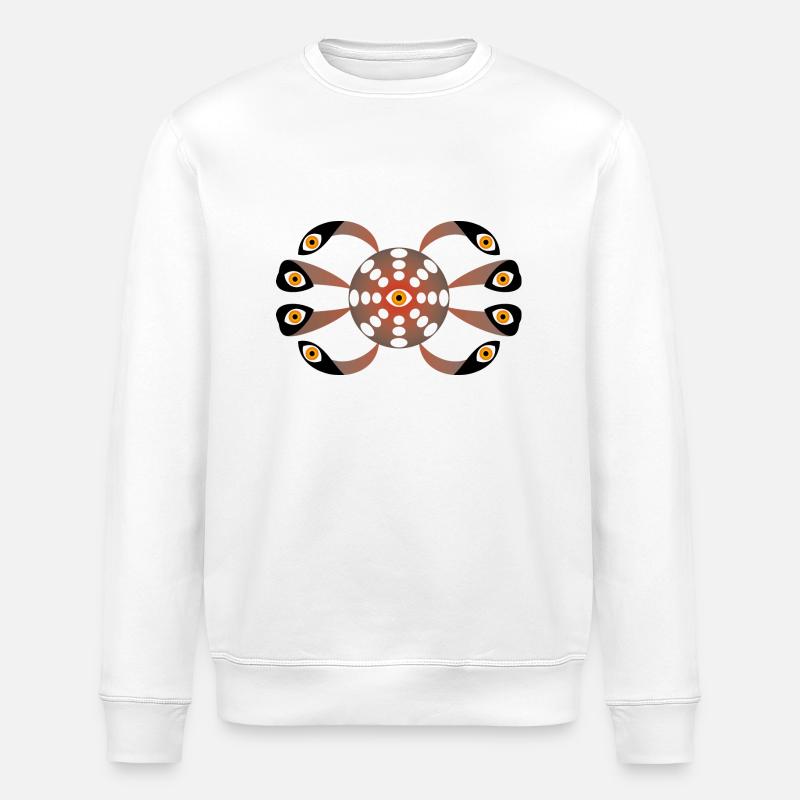 Yeux - Sweat bio ROLLER Stanley/Stella Unisexe - blanc
