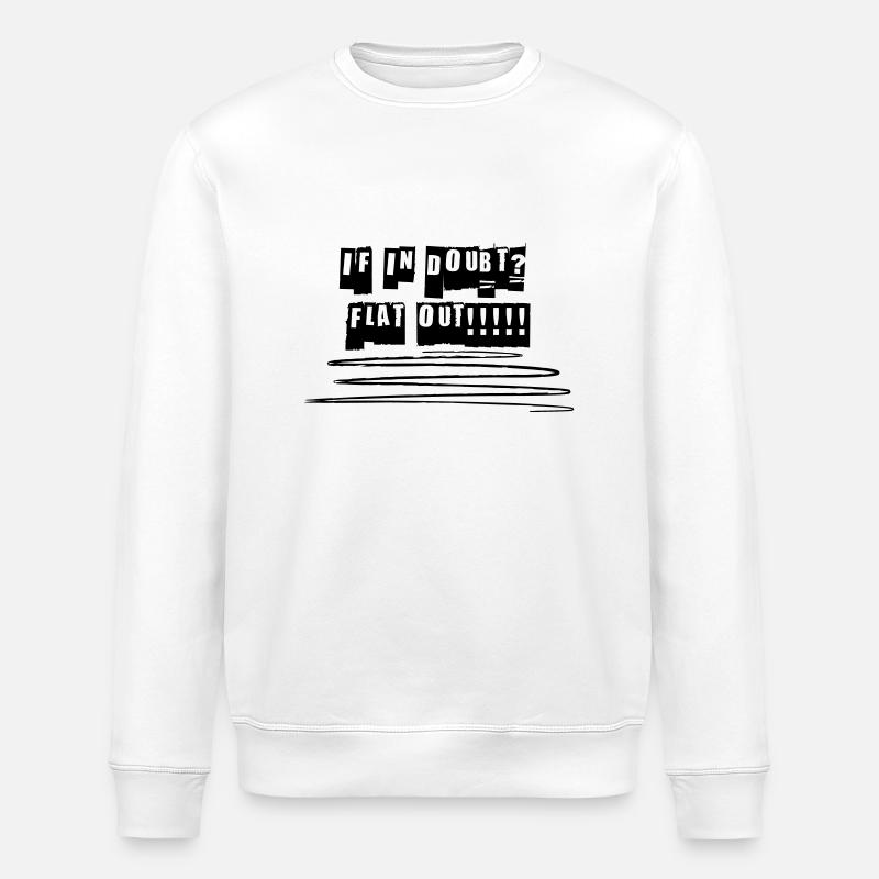 flatout - Sweat bio ROLLER Stanley/Stella Unisexe - blanc