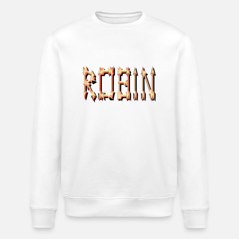robin2 - Stanley/Stella Unisex Bio-Sweatshirt ROLLER - Weiß