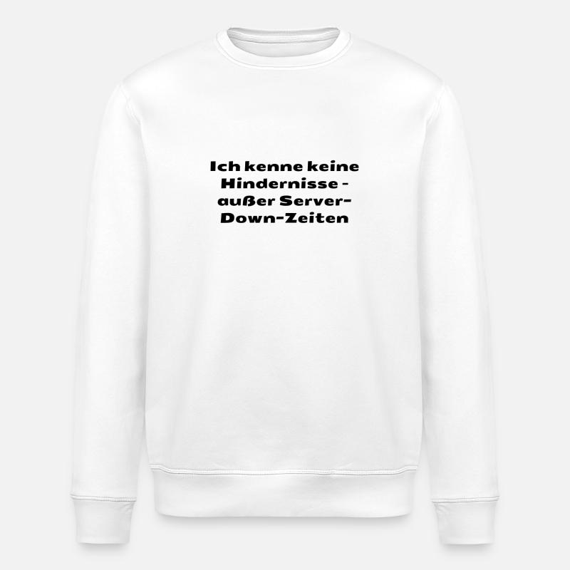 Typisch-Gamer - Stanley/Stella Unisex Bio-Sweatshirt ROLLER - Weiß