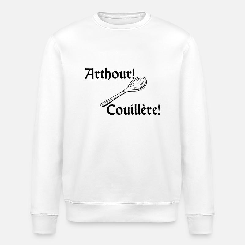 Arthour Couillère - Sweat bio ROLLER Stanley/Stella Unisexe - blanc