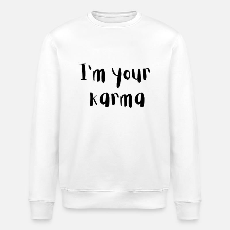 Karma - Stanley/Stella Unisex Bio-Sweatshirt ROLLER - Weiß
