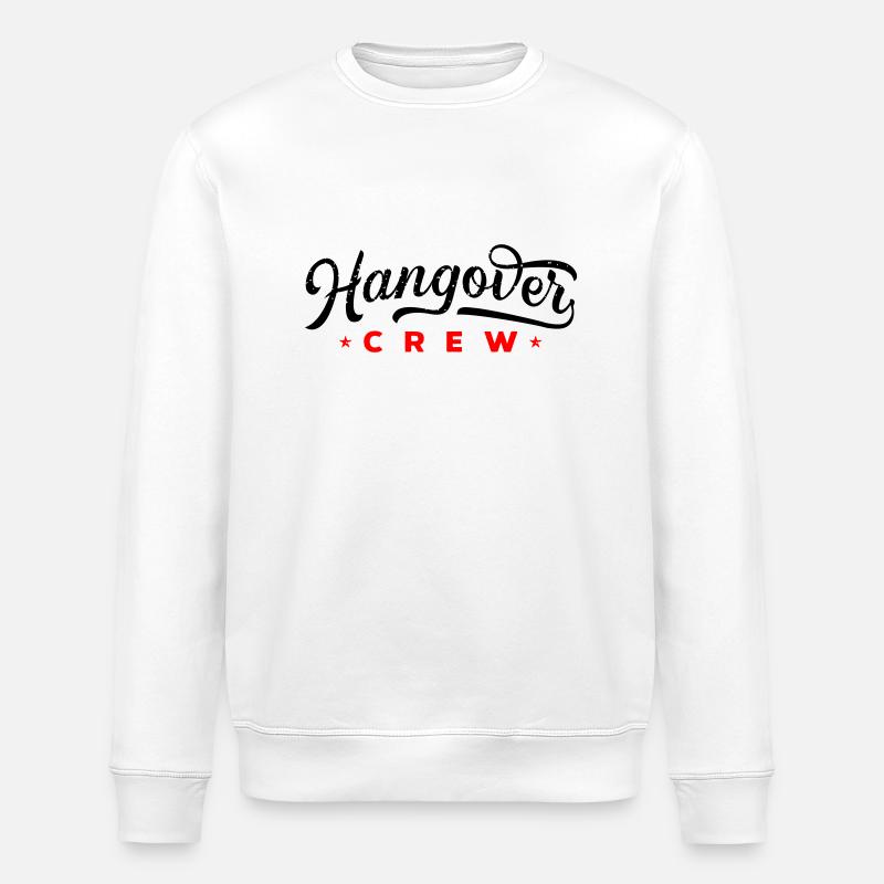 Équipe de gueule de bois - Sweat bio ROLLER Stanley/Stella Unisexe - blanc