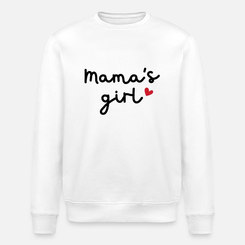Mamas Mädchen - Stanley/Stella Unisex Bio-Sweatshirt ROLLER - Weiß
