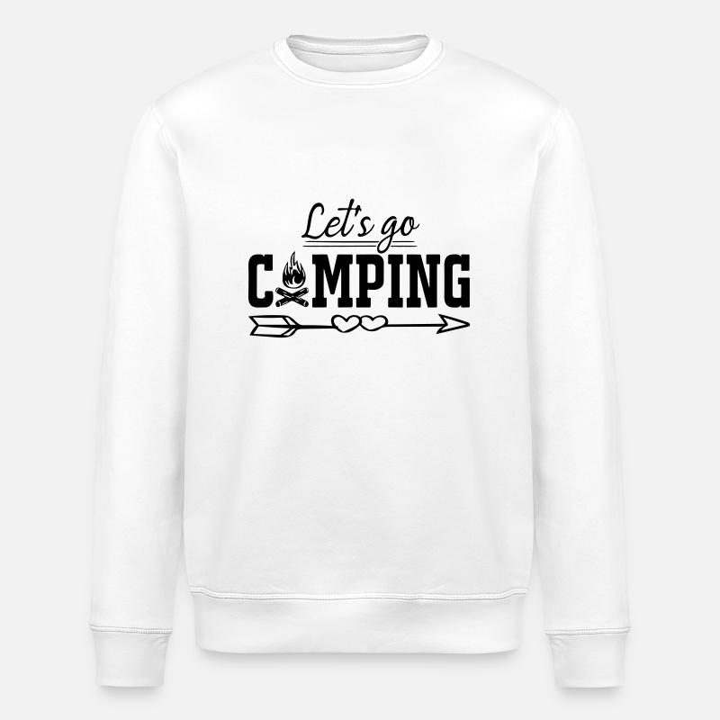Allons camper - Sweat bio ROLLER Stanley/Stella Unisexe - blanc