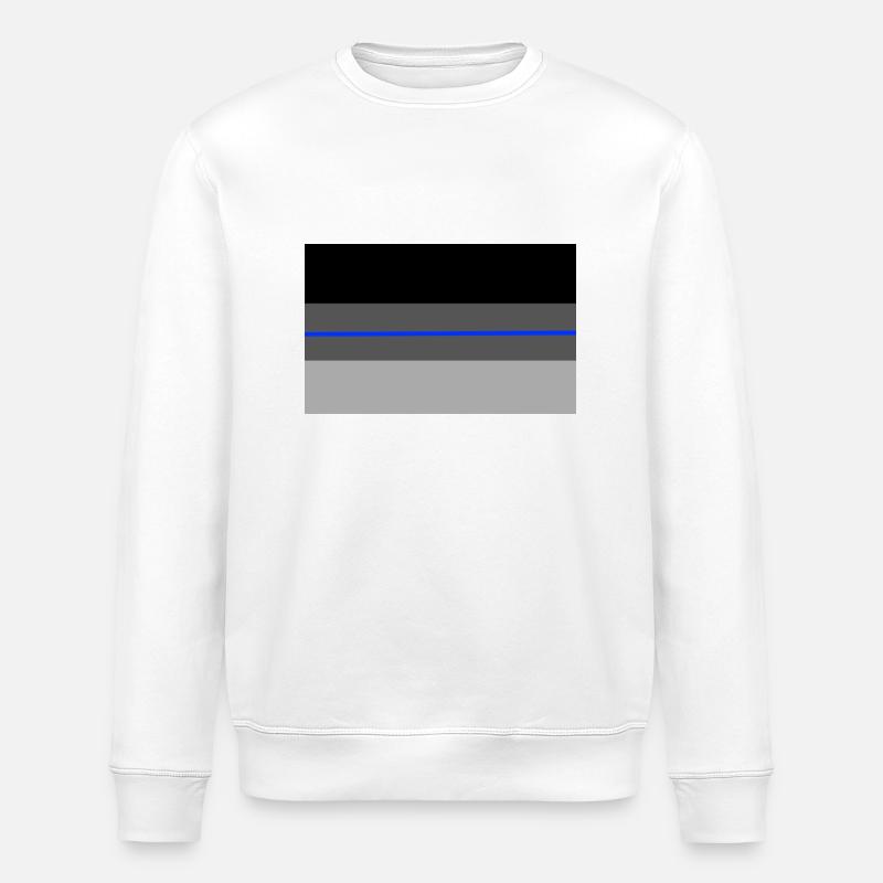 Shadow Deutschlandflagge blueline - Stanley/Stella Unisex Bio-Sweatshirt ROLLER - Weiß