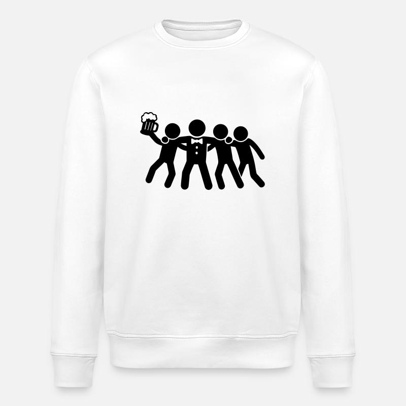 Hen Party Group - Stanley/Stella ROLLER Unisex Organic Sweatshirt - white