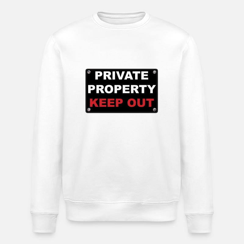 private property - Stanley/Stella Unisex Bio-Sweatshirt ROLLER - Weiß