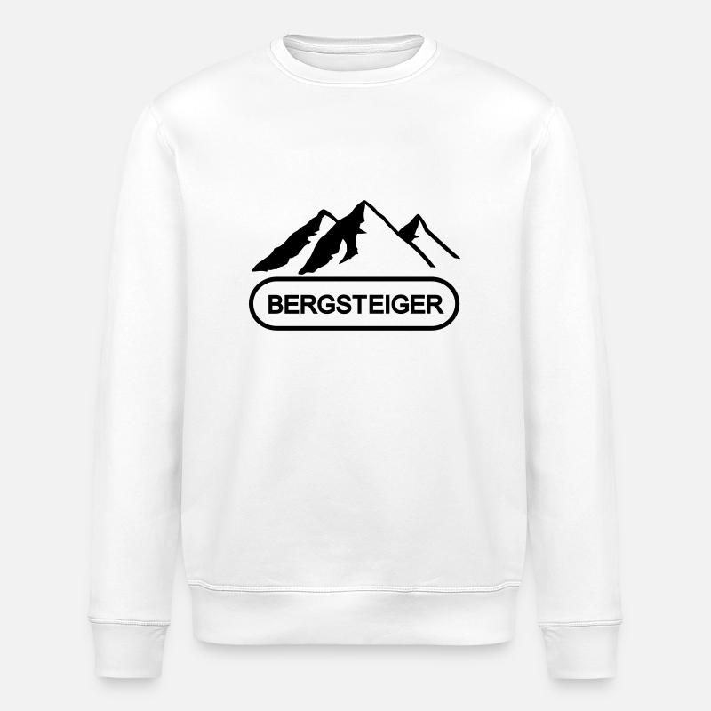 Bergsteiger - Stanley/Stella Unisex Bio-Sweatshirt ROLLER - Weiß