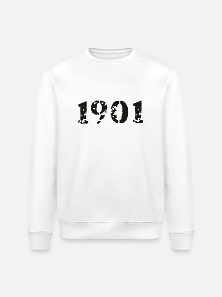 1901 - Stanley/Stella Unisex Bio-Sweatshirt ROLLER - Weiß