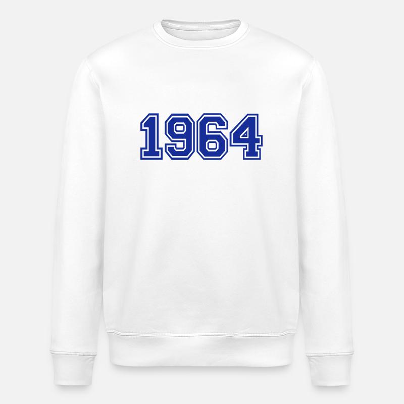 1964 - Stanley/Stella Unisex Bio-Sweatshirt ROLLER - Weiß