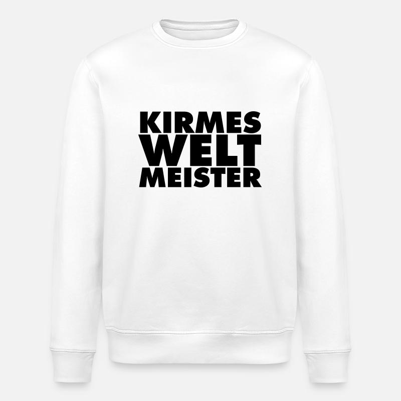 kirmes-welt-meister - Stanley/Stella Unisex Bio-Sweatshirt ROLLER - Weiß