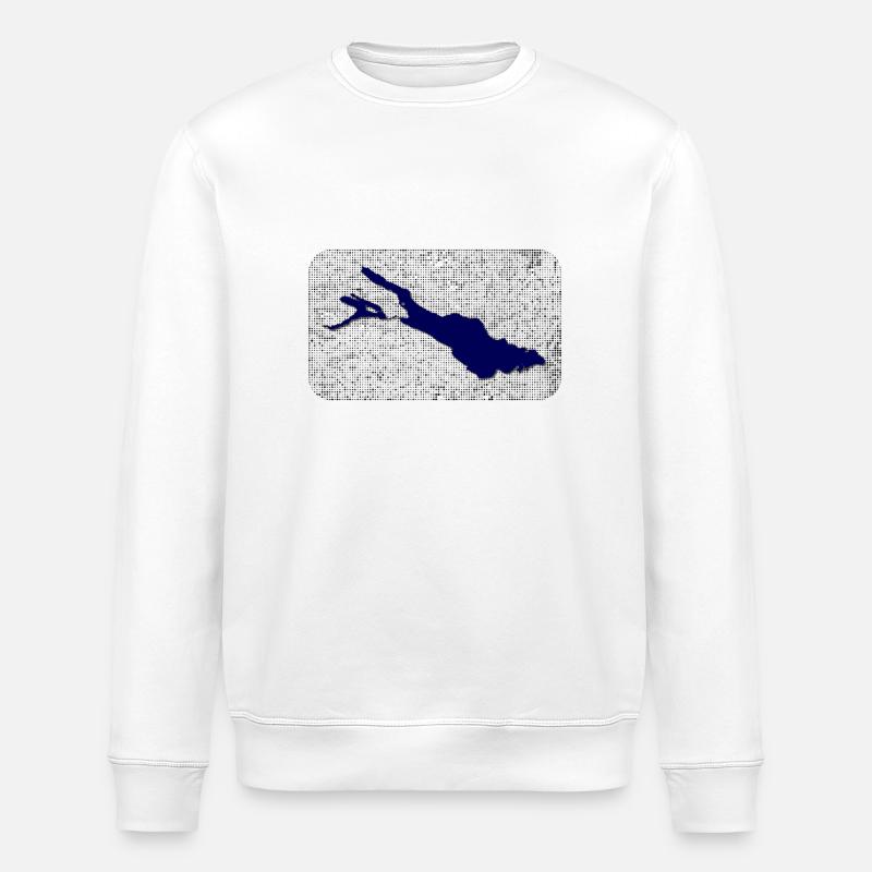 Bodensee.png - Stanley/Stella Unisex Bio-Sweatshirt ROLLER - Weiß