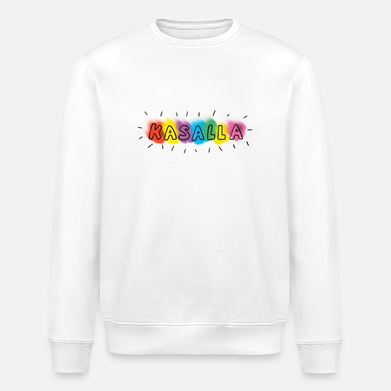 KASALLA - Stanley/Stella Unisex Bio-Sweatshirt ROLLER - Weiß