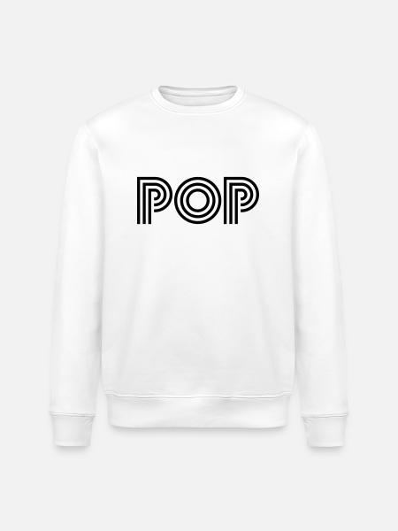 pop - Stanley/Stella ROLLER Unisex Organic Sweatshirt - white