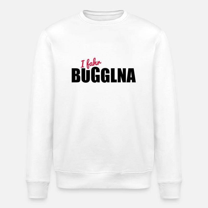 Buggl na - Stanley/Stella Unisex Bio-Sweatshirt ROLLER - Weiß