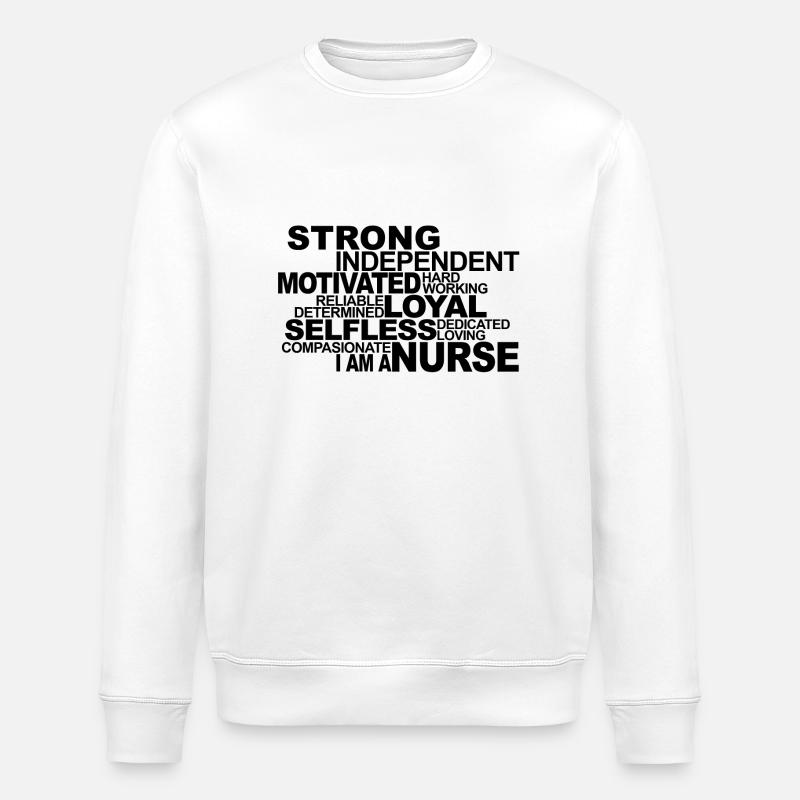 La meilleure infirmière! - Sweat bio ROLLER Stanley/Stella Unisexe - blanc