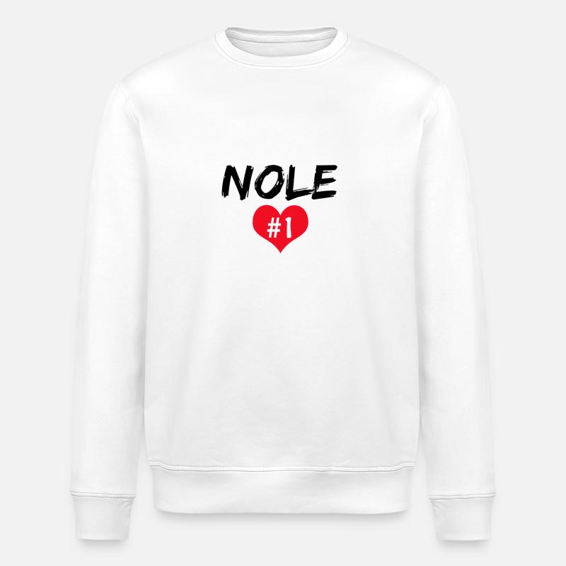 Nole No 1 - Stanley/Stella Unisex Bio-Sweatshirt ROLLER - Weiß