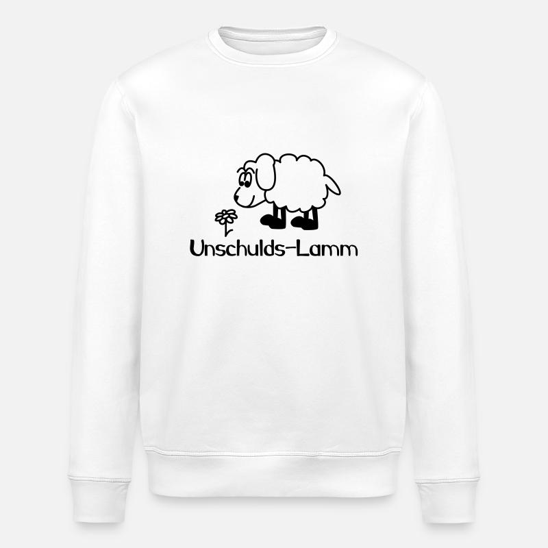 Unschulds Lamm - Stanley/Stella Unisex Bio-Sweatshirt ROLLER - Weiß