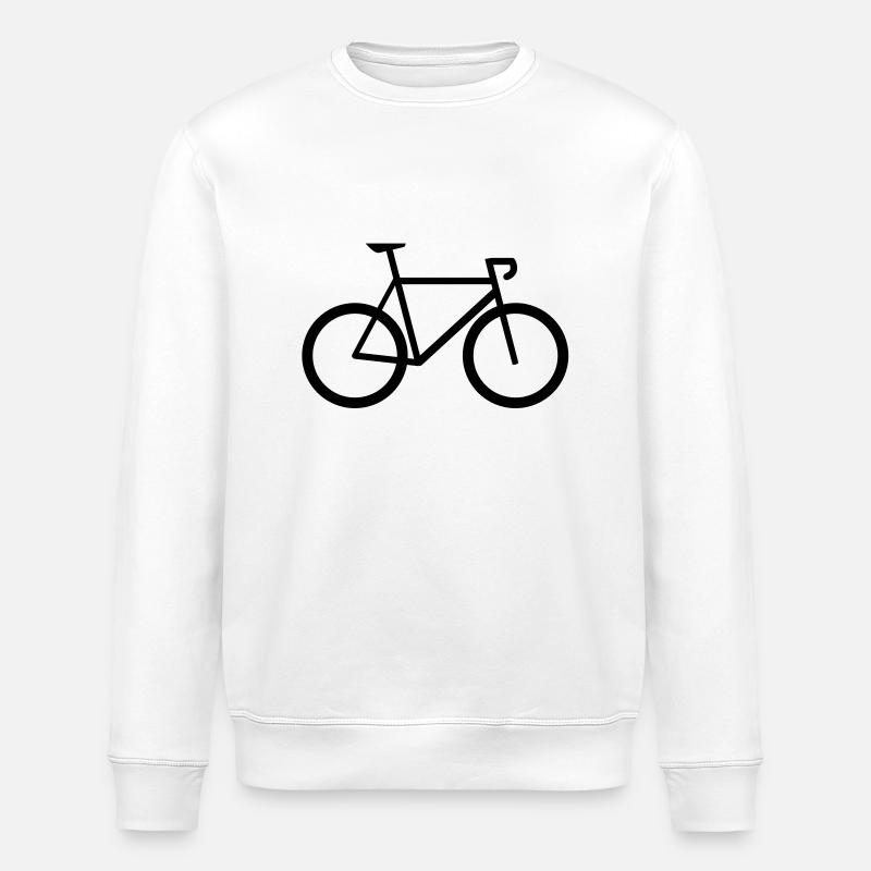 velo de course - Sweat bio ROLLER Stanley/Stella Unisexe - blanc