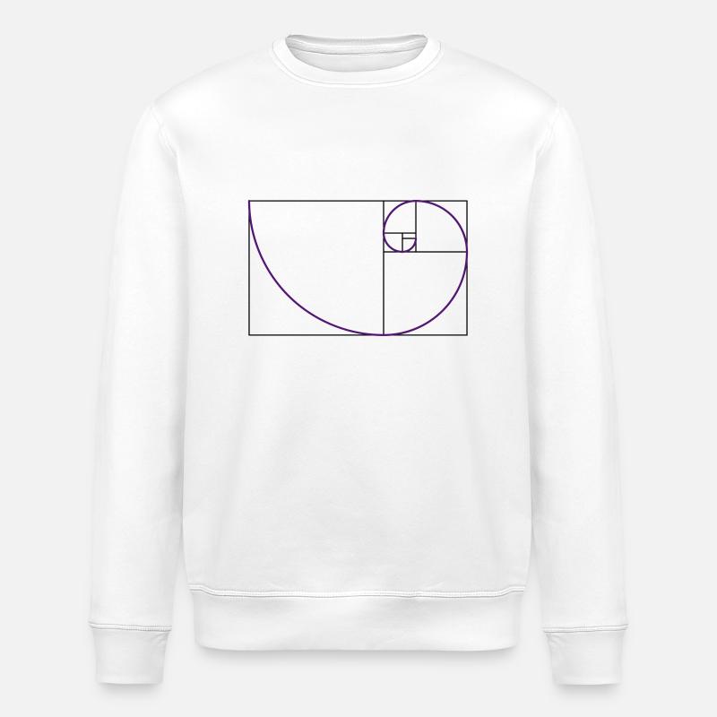 fibonacci - Sweat bio ROLLER Stanley/Stella Unisexe - blanc