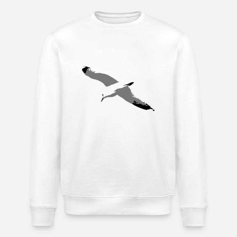 Möwe - Stanley/Stella Unisex Bio-Sweatshirt ROLLER - Weiß