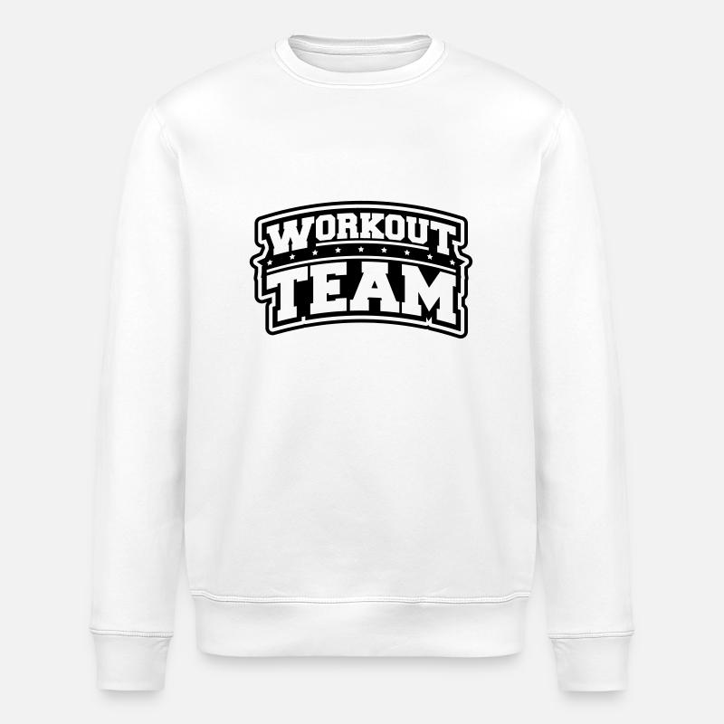 workout_team_dx1 - Sweat bio ROLLER Stanley/Stella Unisexe - blanc