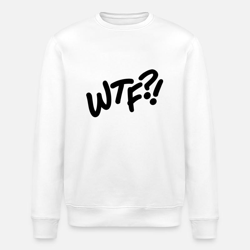 WTF - Sweat bio ROLLER Stanley/Stella Unisexe - blanc