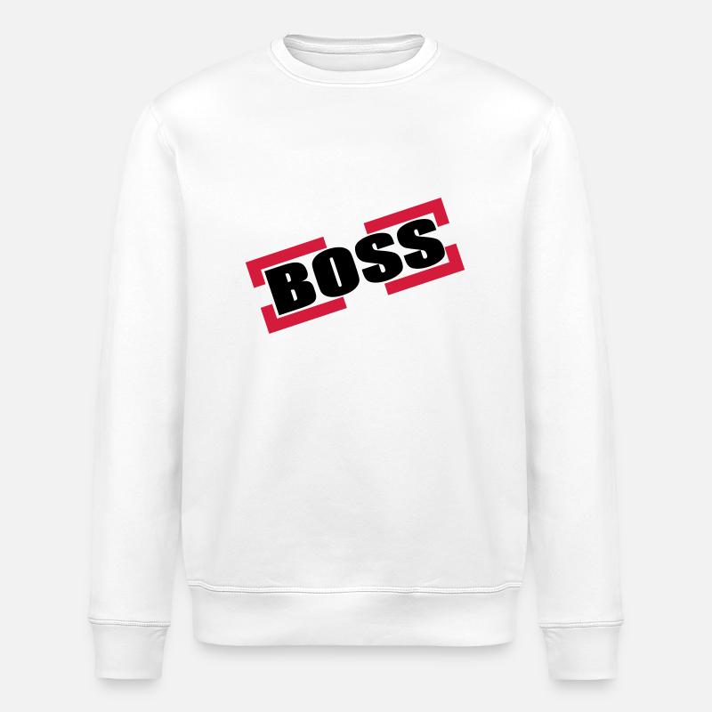 Boss - Stanley/Stella ROLLER Unisex Organic Sweatshirt - white