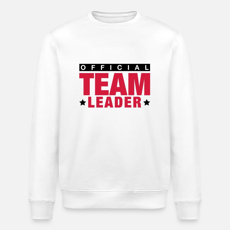 offcial_team_leader_to2 - Sweat bio ROLLER Stanley/Stella Unisexe - blanc