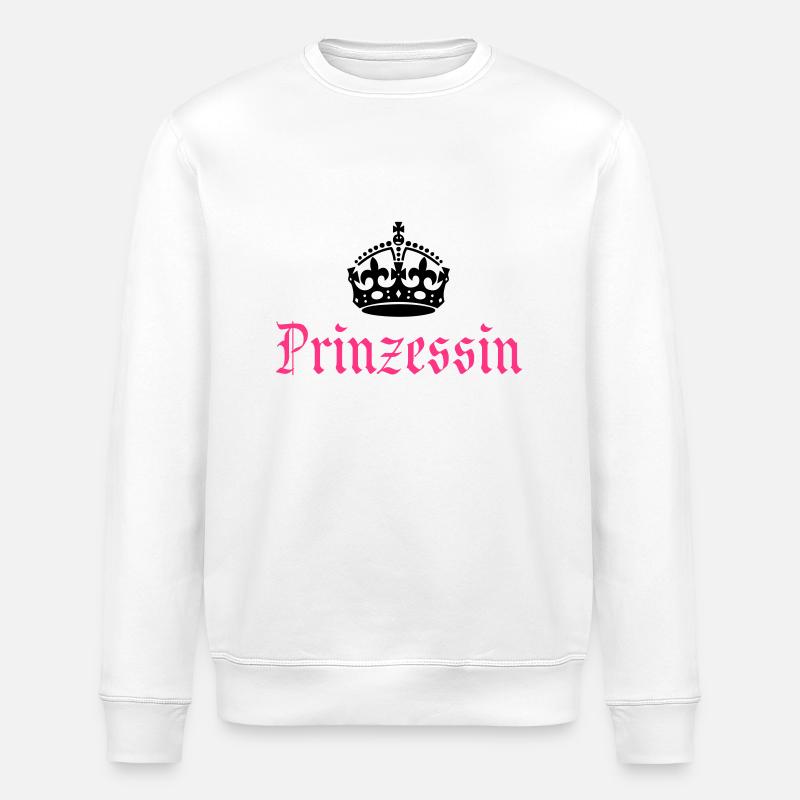 Princesse avec la couronne - Sweat bio ROLLER Stanley/Stella Unisexe - blanc