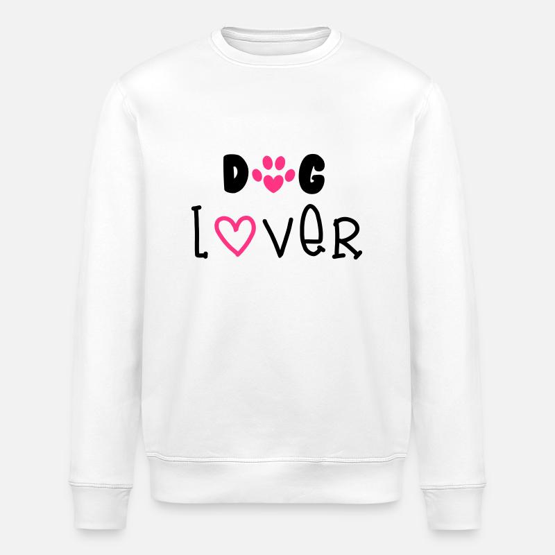 Dog Lover - Sweat bio ROLLER Stanley/Stella Unisexe - blanc