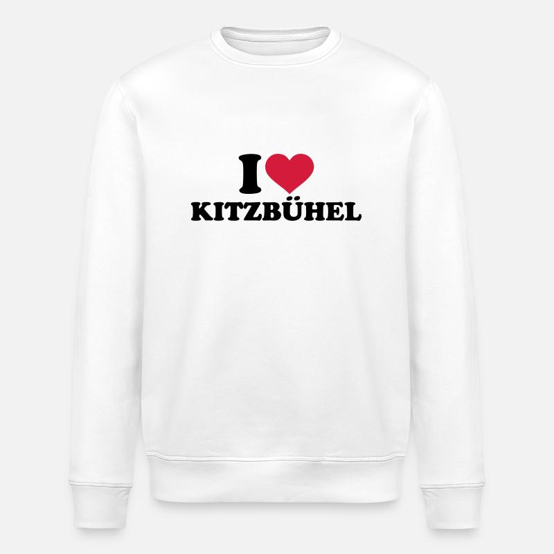 I love Kitzbühel - Sweat bio ROLLER Stanley/Stella Unisexe - blanc