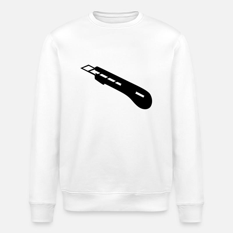 Cutter - Stanley/Stella ROLLER Unisex Organic Sweatshirt - white