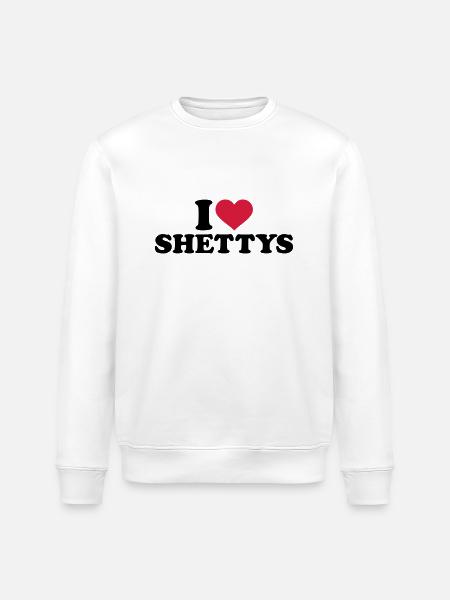 I love Shettys - Sweat bio ROLLER Stanley/Stella Unisexe - blanc