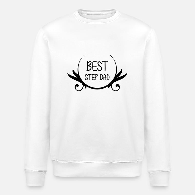 Best Step Dad - Sweat bio ROLLER Stanley/Stella Unisexe - blanc
