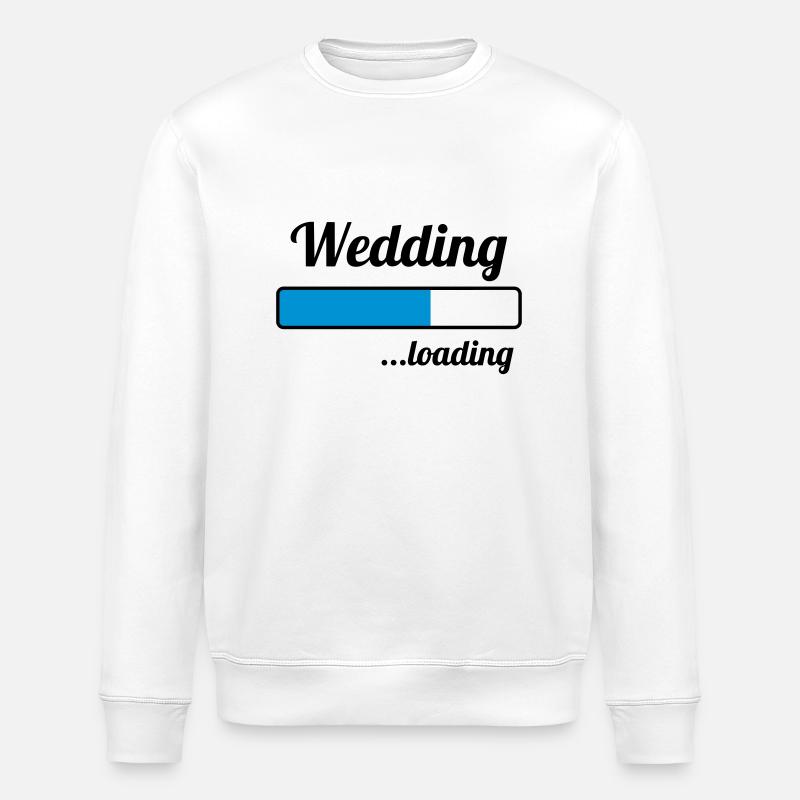 Wedding ...loading - Sweat bio ROLLER Stanley/Stella Unisexe - blanc