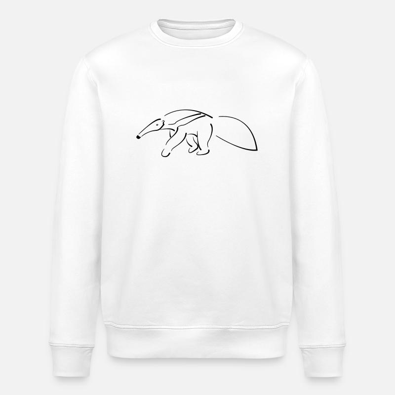 Ameisenbär - Sweat bio ROLLER Stanley/Stella Unisexe - blanc