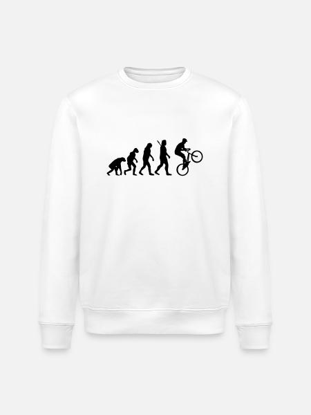 Radsport - Stanley/Stella Unisex Bio-Sweatshirt ROLLER - Weiß